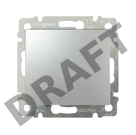 Выключатель, алюм. Valena 