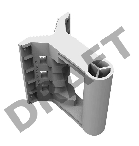 Крепление (QMExtra) [QME] Mikrotik quickMOUNT extra на стену больших точек доступа и секторных антенн