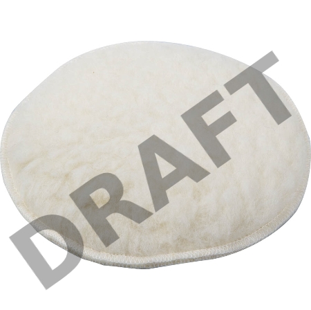 Круг полировальный ЗУБР 3596-125  из натурального меха на липучке 125мм