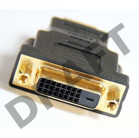 Переходник Aopen DVI-D 25F to HDMI 19M позолоченные контакты <ACA311>
