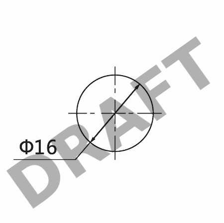 Индикатор Ø16  220V  красный LED  REXANT