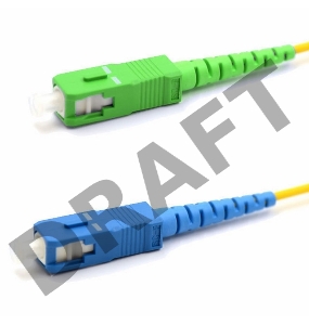 Патч-корд оптический переходной (SM), 9/125 (OS2), SC/APC-SC/UPC, (Simplex), LSZH, 2м
