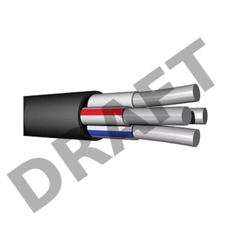 Кабель АВВГ 4х4 Ч ож (бухта) (м) Альгиз К ФР-00000409