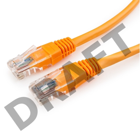Патч-корд UTP Cablexpert PP12-1.1.5M/O кат.5e, 1.5 м, литой, многожильный (оранжевый)