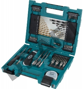 Набор Makita D-33691 Набор 71шт,отвертка ручн,держ-ль магн,отв. насадки,сверла д\дер,мет,бет,рулетка,зенкер,нож,чем      