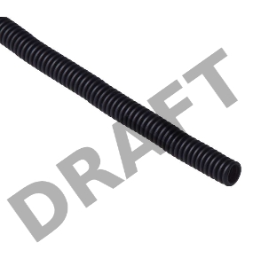 Труба гофрированная ПНД d20мм легкая с зондом черн. (уп.20м) Рувинил 22001(20)