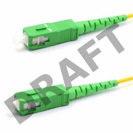 Патч-корд оптический соединительный (SM), 9/125 (OS2), SC/APC-SC/APC, (Simplex), LSZH, 3м