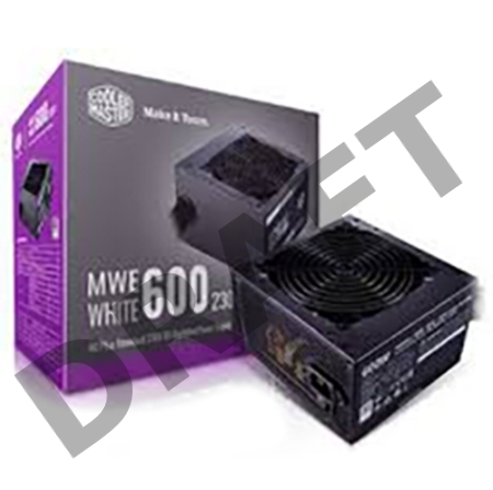 Блок питания Cooler Master MWE White 600 MPE-6001-ACABW-EU 230V 600W A/EU Cable