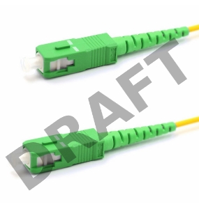 Патч-корд оптический соединительный (SM), 9/125 (OS2), SC/APC-SC/APC, (Simplex), LSZH, 1м