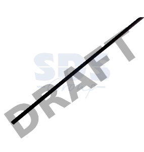 Термоусаживаемая трубка REXANT 5,0/2,5 мм, черная (бухта 100 м)