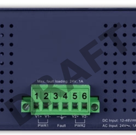 Коммутатор PLANET IFGS-1822TF IP30 Industrial 16-Port 10/100TX + 2-Port Gigabit TP/SFP Combo Ethernet Switch (-40~75C, dual redundant power input on 12-48VDC / 24VAC terminal block)