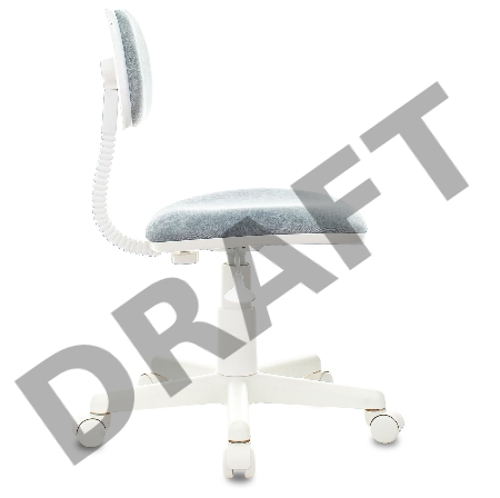 Кресло детское Бюрократ CH-W201NX серо-голубой Light-28 крестов. пластик пластик белый