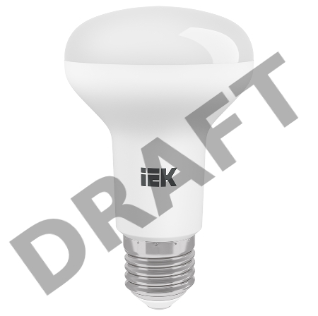 Лампа светодиодная ECO R63 8Вт 4000К белый E27 720лм 230-240В ИЭК LLE-R63-8-230-40-E27