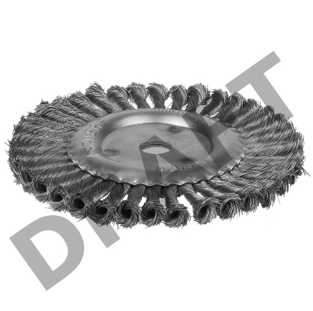 Кордщетка STAYER 35120-200  дисковая для УШМ плетенные пучки проволоки 0.5мм 200мм/22мм