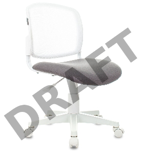 Кресло детское Бюрократ CH-W296NX белый TW-15 сиденье серый Neo Grey сетка/ткань крестов. пластик пластик белый