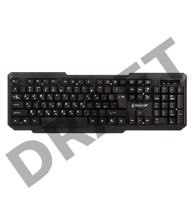 Клавиатура ExeGate EX264084RUS LY-404, <USB, черная, 104кл, Enter большой> Color box