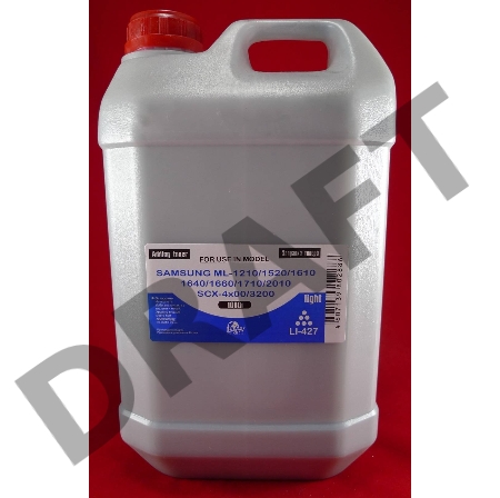 Тонер SAMSUNG ML-1210/1520/1610/40/60/1710/2010/216x/SCX-4x00/3x00 (к, 1кг) B&W Light фас России
