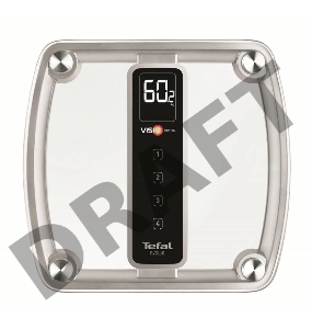 Весы напольные электронные Tefal PP5150V1 макс.160кг серебристый