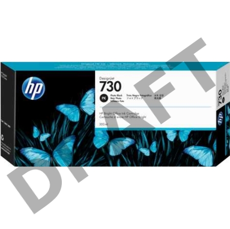 Картридж HP 730 черный для DesignJet T1700 (44