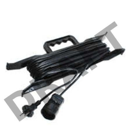 Удлинитель-шнур на рамке 1х40м 10А IP20 2.2кВт Союз 481S-5209