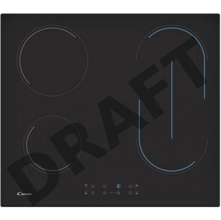 Стеклокерамическая электрическая варочная панель CANDY CH64BVT