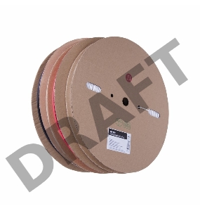 Термоусаживаемая трубка REXANT 4,0/2,0 мм, черная (бухта 200 м)