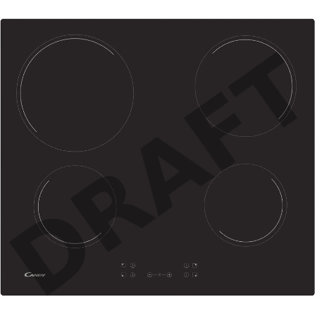 Встраиваемый комплект Candy FCP602X/ECH64CC черный/черный