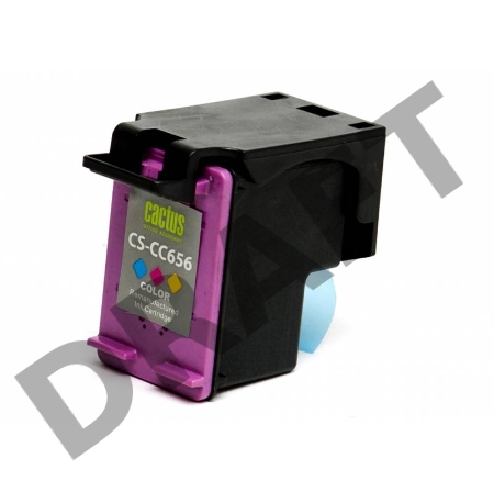 Картридж струйный Cactus CS-CC656 многоцветный для №901 for HP OfficeJet-4500/J4580/J4660/J4680 (18m