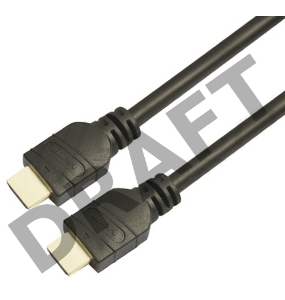 Кабель аудио-видео LAZSO WH-111 HDMI (m)/HDMI (m) 35м. Позолоченные контакты черный