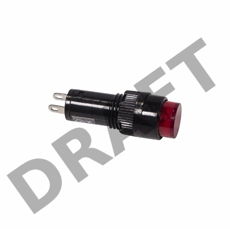 Индикатор Ø10  220V  красный  REXANT