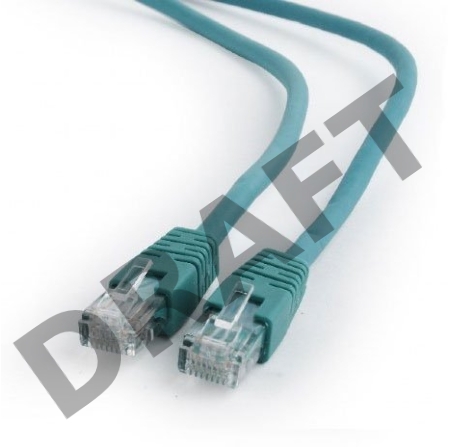 Патч-корд UTP Cablexpert кат.6, 0.5м, литой, многожильный (зелёный)