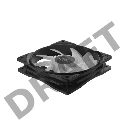 Вентилятор DEEPCOOL RF120W 120x120x25мм (96шт./кор, LED White подсветка, 1300об/мин) Retail