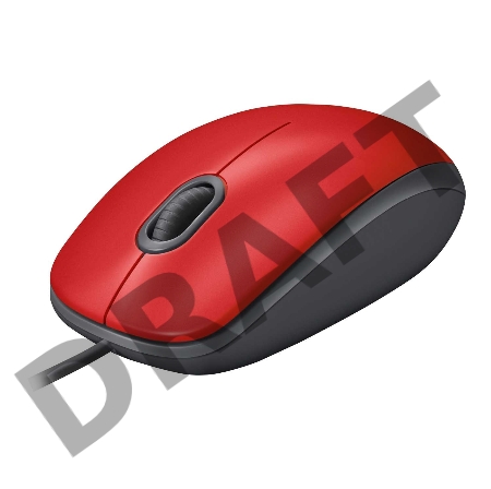 Мышь Logitech Mouse M110 Silent USB Red Ret