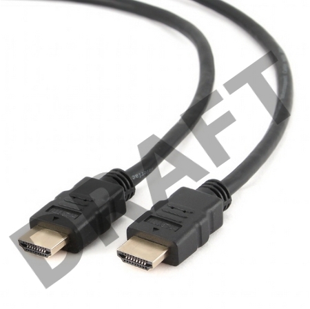 Кабель HDMI Cablexpert CC-HDMI4-10, 3.0м, v2.0, 19M/19M, черный, позол.разъемы, экран, пакет