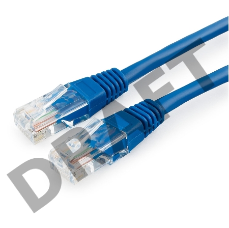 Патч-корд медный UTP Cablexpert PP10-1.5M/B кат.5e, 1.5м, литой, многожильный (синий) Патч-корд медный UTP Cablexpert PP10-1.5M/B кат.5e, 1.5м, литой, многожильный (синий)