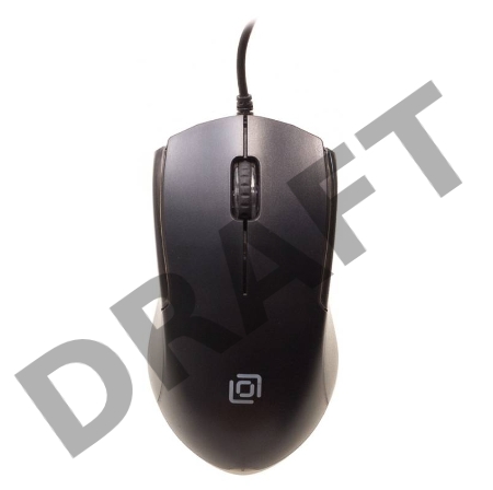 Мышь Oklick 245M черный оптическая (1000dpi) USB (3but)