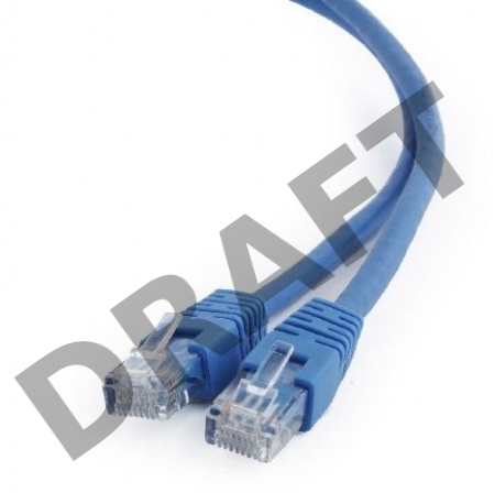 Патч-корд UTP Cablexpert кат.6, 1м, литой, многожильный (синий)