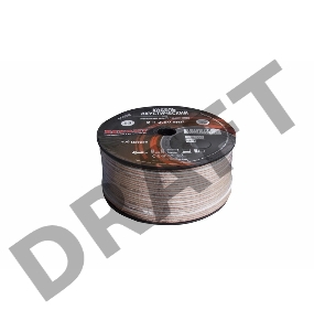 Rexant 01-6308 Кабель акустический, 2х2.50 мм2, прозрачный SILICON, 100 м.  