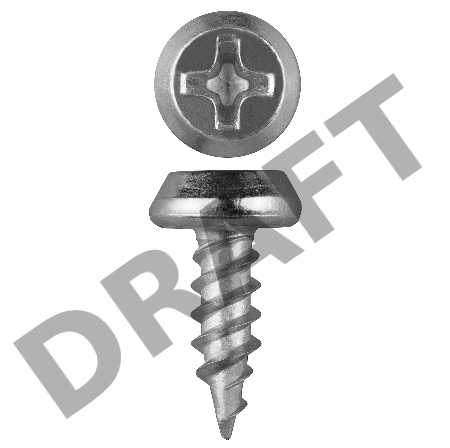 Зубр Саморезы для крепления листового металла, полуцилиндрическая головка, оцинкованные, 22000шт 4-300120-35-11