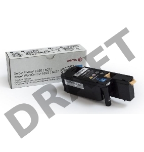 Тонер-картридж XEROX 106R02760 голубой для Phaser 6020/22/WC 6025/27 (1000 стр.)(Channels)