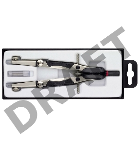 Циркуль Rotring Compact Rapid S0676580 17см регулировочный вал