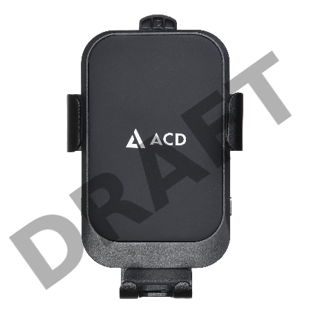 Автомобильная беспроводная зарядка-держатель с QC (ACD-W15QI-V1B) 15Вт, , 5В/2А~12В/1,5А RTL {20}
