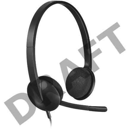 Наушники 981-000475 Logitech Headset H340 USB 