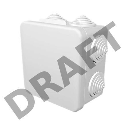 Коробка распр. ОП 100х100х55 IP54 бел. ГУСИ С3В108 Б Евро