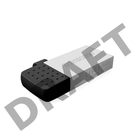 Флеш Диск Transcend 32Gb On-the-Go (OTG) TS32GJF380S USB2.0 серебристый