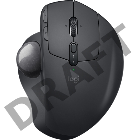 Мышь Logitech Trackball MX Ergo графитовый оптическая (12000dpi) беспроводная USB игровая (8but)