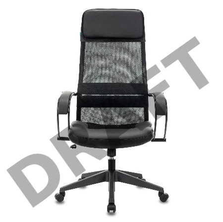 Кресло руководителя Бюрократ CH-608/BLACK спинка сетка черный TW-01 TW-11 искусст.кожа/ткань