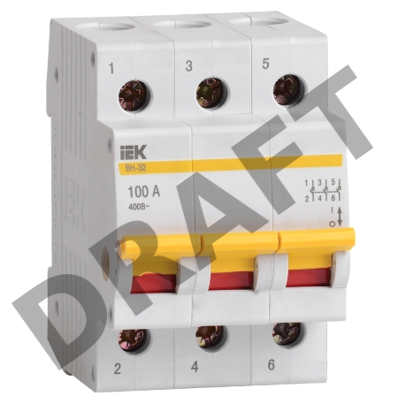 Выключатель нагрузки (мини-рубильник) Iek MNV10-3-040 ВН-32 3Р 40А ИЭК