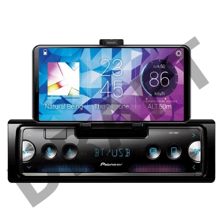 Автомагнитола Pioneer SPH-C10BT 1DIN 4x50Вт