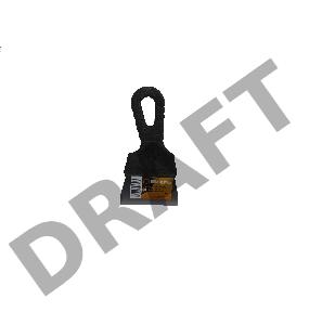 Шпатель нерж.cталь пластиковая рукоятка 100мм Вихрь